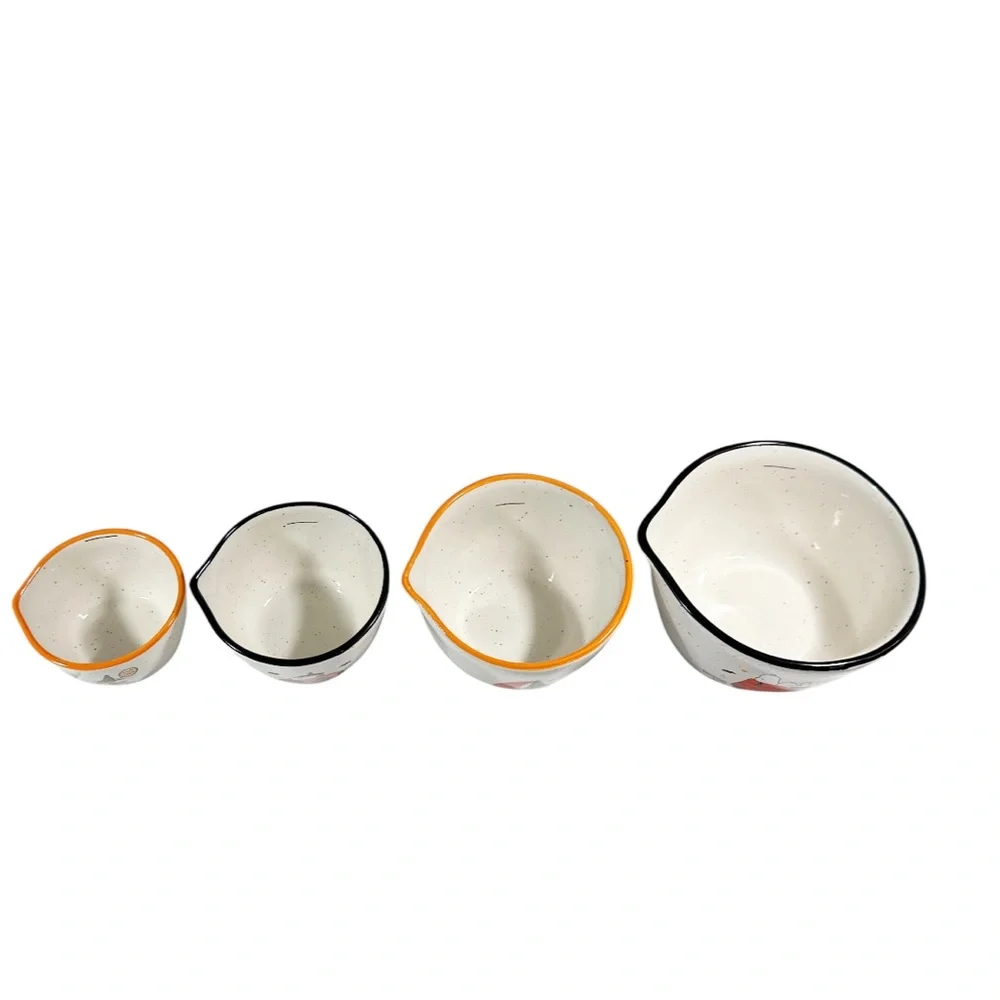 NEW VHTF Rae Dunn/Peanuts New Release 2025 Halloween Measuring Cup Set/4 🎃🎃🎃 - Picture 6 of 9